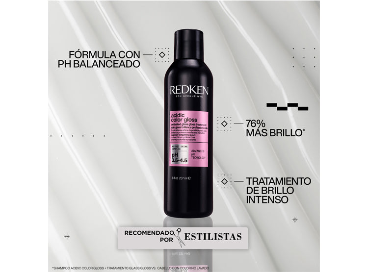 TRATAMIENTO REDKEN BRILLO INTENSO ACG CABELLO CON COLOR ACIDIC COLOR GLOSS